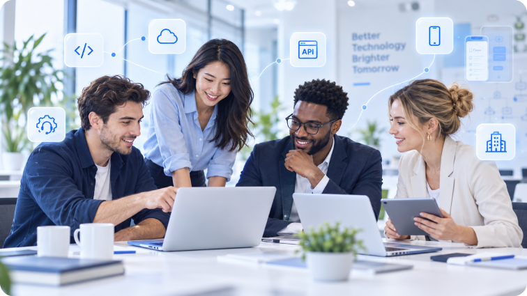 Email marketing team planning a campaign