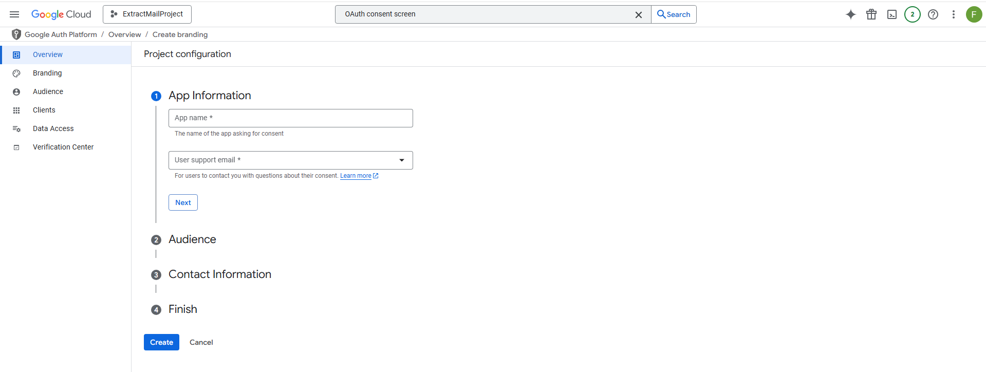 Project Configuration