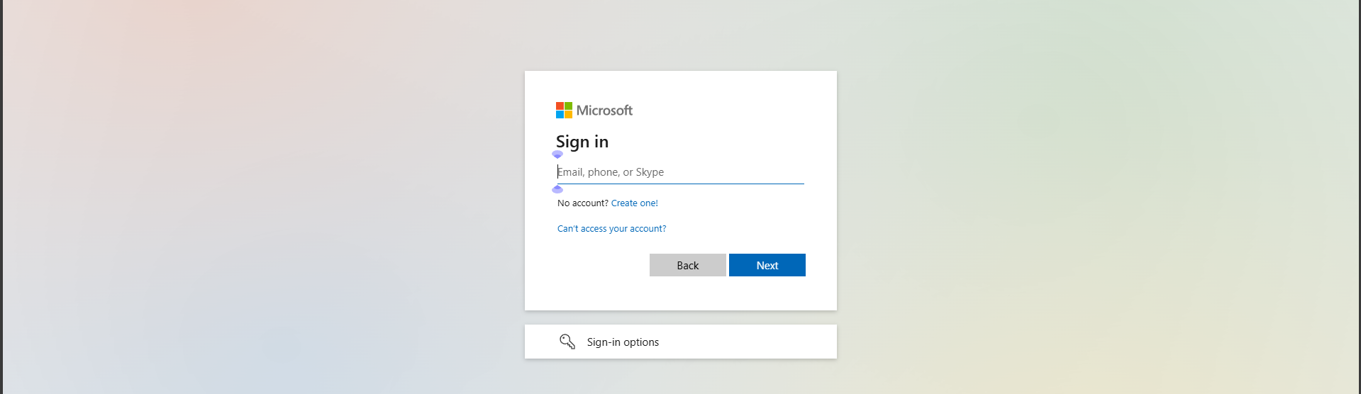 Login Page