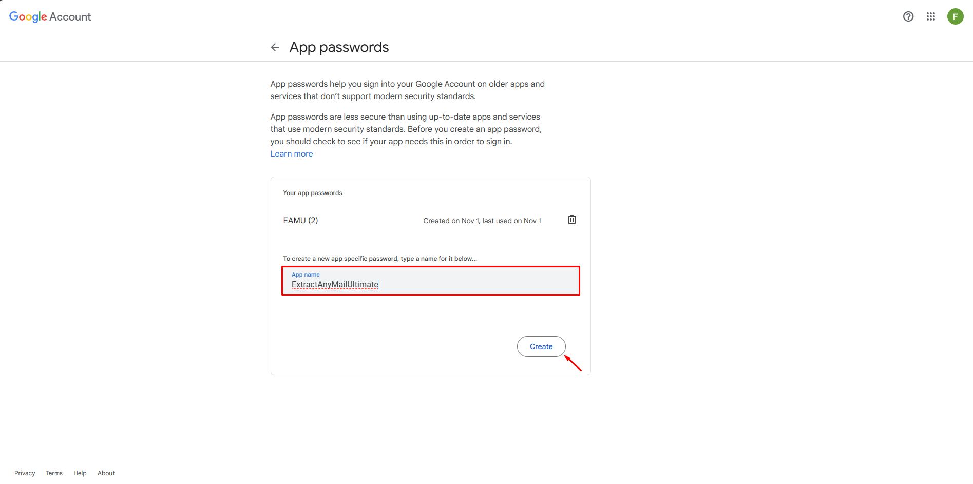 how-to-create-app-password-for-gmail-valid-email-collector