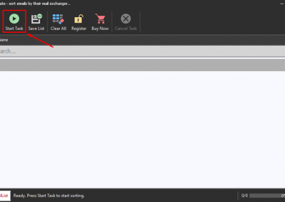 Email Sorter Start Task