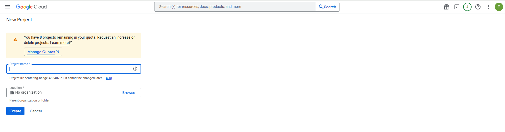 Sign in with the Google account
