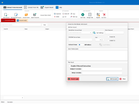 Extracting emails from accounts Image